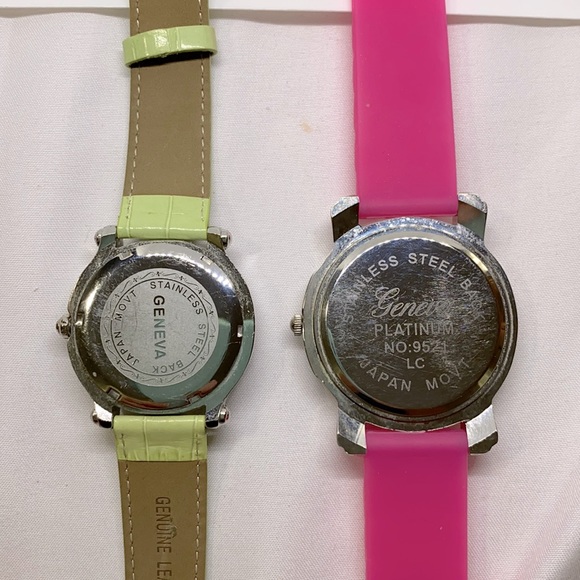 Set of Three Geneva Watches & One Flower Watch display picture 3